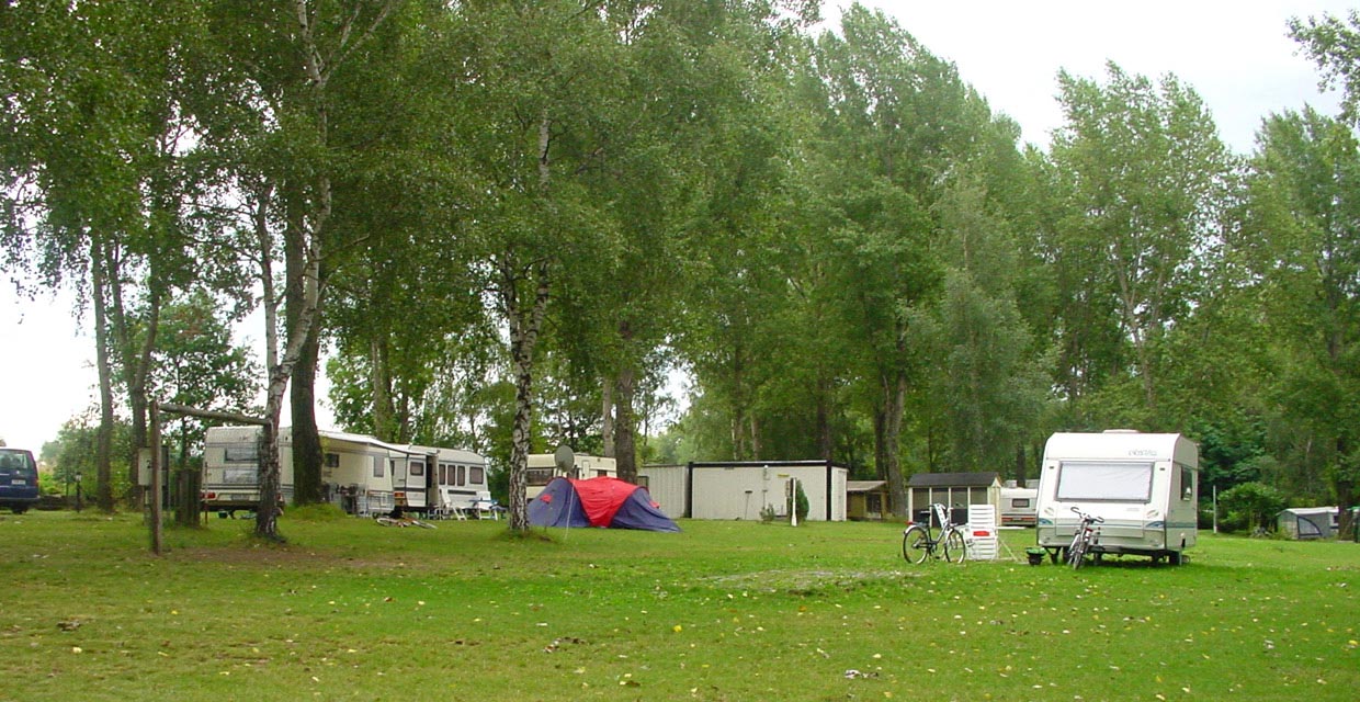 Camping am Elsterradweg bei Zeitz