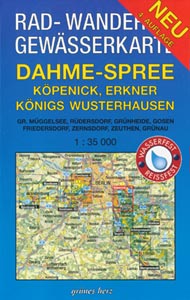 Rad- und Wanderkarte + Gewässerkarte Dahme-Spree