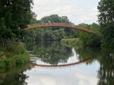 Leuna Brücke zum Waldbad